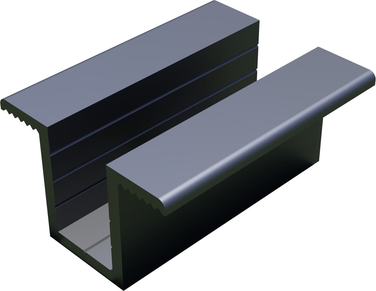 KS-50-24-CZ - Klema środkowa 50x24 CZARNA