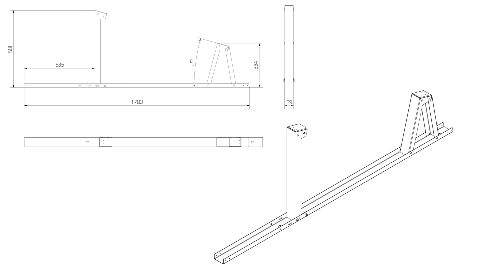 TR-2-PT-CLICK – Dreiecksbasis TR2 15 Grad Click – KB